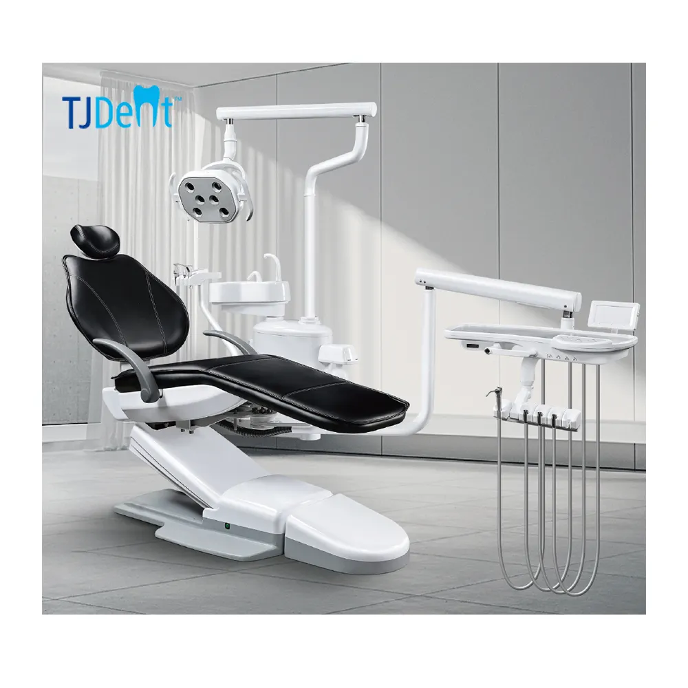 Fabricante de fábrica de equipamentos odontológicos com estrutura de cadeira odontológica cadeira para canhoto