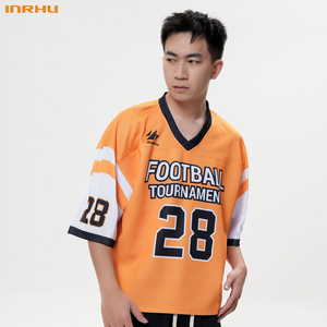 <span class=keywords><strong>24</strong></span> maglia di <span class=keywords><strong>Football</strong></span> americano cucito calcio uniforme americana con il commercio all'ingrosso di nuovi prodotti Top di calcio - Product Image 1