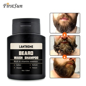 120ml champú para hombres con cuidado de barba ingredientes orgánicos naturales limpios anticaspa - Product Image 3