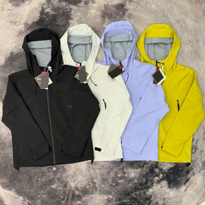 <span class=keywords><strong>Chaqueta</strong></span> Cortavientos de Invierno para Hombre, Tecnología <span class=keywords><strong>Impermeable</strong></span>, Ligera, con Capucha, Transpirable, 100% Poliéster, Cierre de Cremallera, Estilo Universitario, Algodón - Product Image 1