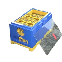 Benefitbee Nouvelle boîte de reproduction d'abeilles en plastique HDPE miniature avec 4 cadres et 3 mois de garantie