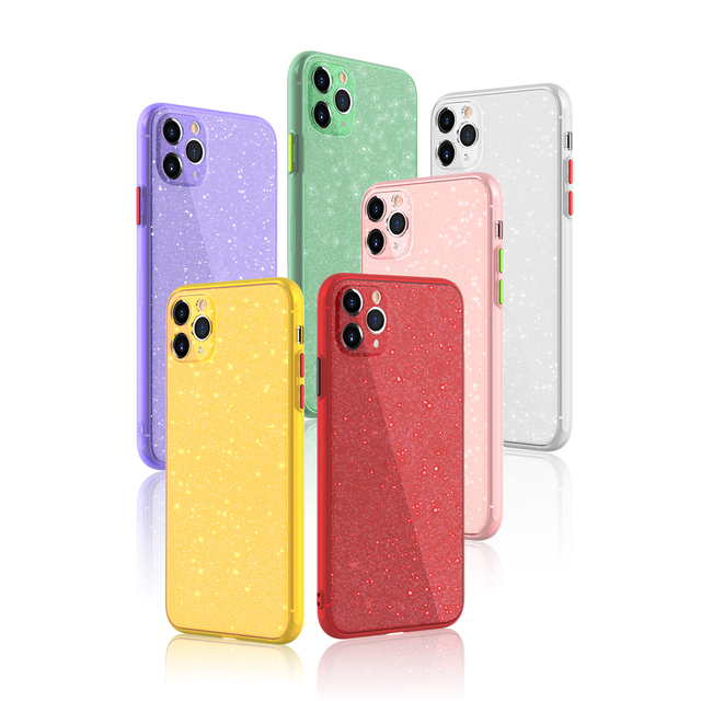 Shockproof tpu Cute Girls Crystal Glitter soft TPU Cell Phone Case Mobile Phone Back Cover Cases for iPhone 11 Pro max