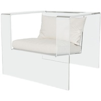Chaises de salon transparent en acrylique, mobilier de petite dimension, moderne et minimaliste, en tissu de luxe, nouveau modèle