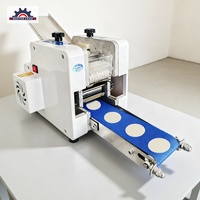 Automatische Teigtaschen-Herstellungsmaschine mit 3 Formen, Edelstahl-Springrollen- und Tortilla-Wrapper-Maker für Hotels, 110V 220V