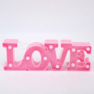 Valentines Day Decor for Girlfriend Red Battery Wedding Decoration DIY <b>LED</b> Love <b>Light</b> Gift Party Decoration - Product Image 1