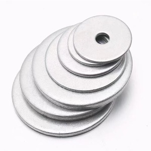 Galvanized Iron Washers M3 M8 1.0 2.0 Mm Thickened Flat Washers White Zinc Plated Carbon Steel DIN GBT97.1 Grade A Level 4.8 - Product Image 1