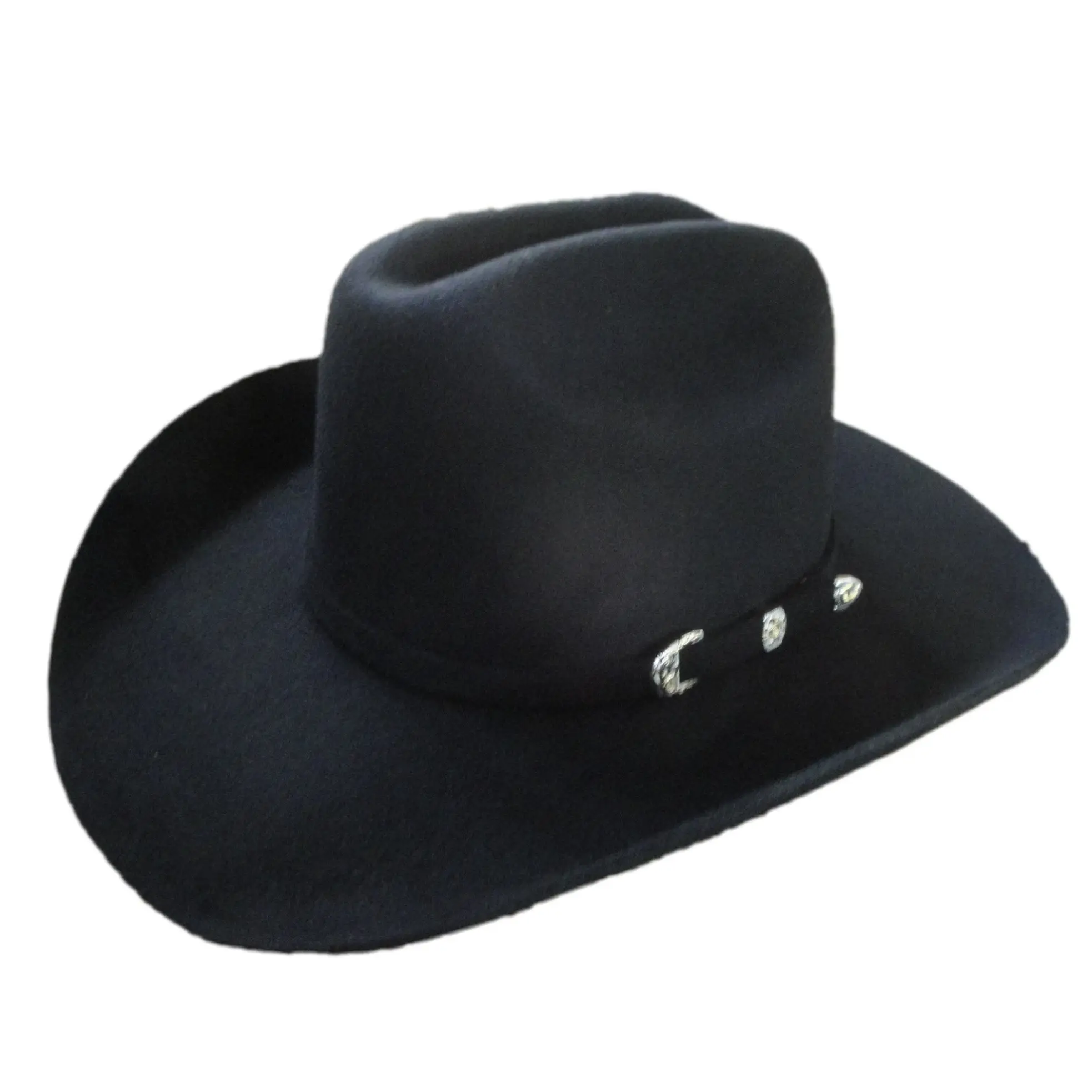 Pinnacle Excellent Quality Western MenのLightning 100% Beaver Fur Felt Cowboy Hat