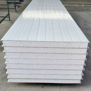 แผงแซนวิช <span class=keywords><strong>EPS</strong></span> หุ้มฉนวนกันไฟแผงแซนวิช3D ผนังภายนอก - Product Image 1