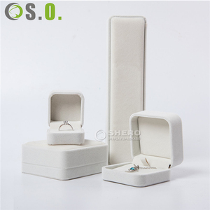 Durable Velvet Jewelry Box with Custom Logo for High Quality Diamond Pearl for Jewelry Shop Bulk Supply - Product Image 4