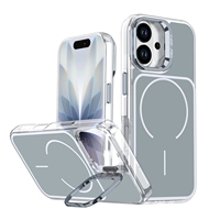 Coque de téléphone magnétique avec béquille pour appareil photo, antichoc, protection intégrale 360°, robuste pour iPhone 17