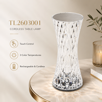 Lampe de chevet LED moderne sans fil, rechargeable, à intensité tactile, portable, température de couleur 3000K-6000K, pour chambres et décoration intérieure