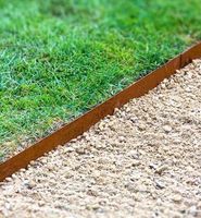 Borde Metálico para Jardín 	 Bordes de Acero Corten para Jardinería, Césped y Decoración de Jardín