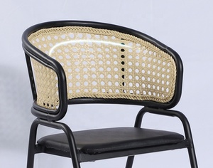 Sillón Frantz de ratán de caña de café para jardín al aire libre - Product Image 5