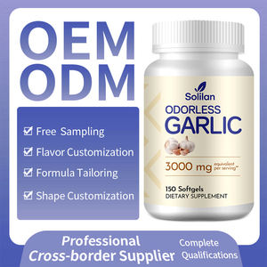 Suplemento de Cápsulas de Ajo sin Olor de Alta Calidad al por Mayor, Extractos Herbales Naturales, Suplementos Sin Gluten y Sin OMG en Venta - Product Image 4