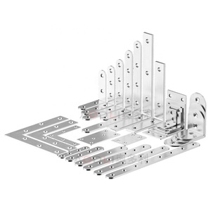 Équerre d'angle en acier robuste pour étagères murales triangulaires d'angle - Product Image 1