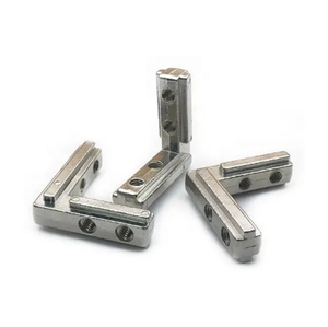 L Shape Inner Bracket <strong>Corner</strong> Connector for GB T Slot 3030 Zinc L Inside <strong>Corner</strong> Connector Aluminum Profile - Product Image 3