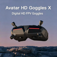 Lunettes FPV Walksnail Avatar HD Goggles X avec écran HD 1080P, récepteur intégré et suivi de tête pour drones de course FPV RC