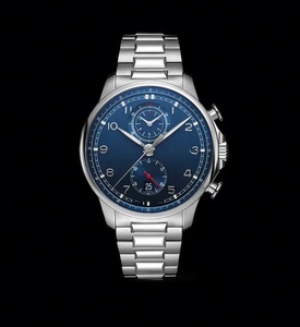 Montre de luxe noire pour homme, style international, à quartz, pour affaires, quotidienne, décontractée, classique, sportive, en alliage, bracelet en cuir, Iwcs - Product Image 5