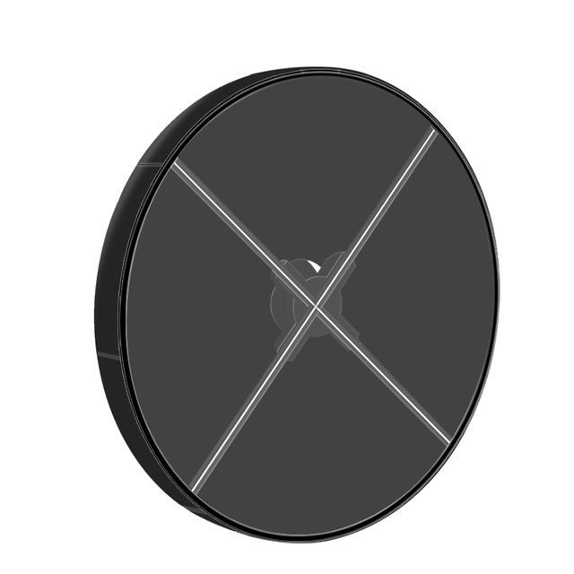 New Arrival 48cm Acrylic Protective Case for 42cm 45cm 3D Hologram Fan Projector Detachable Cover Fixed with Screws