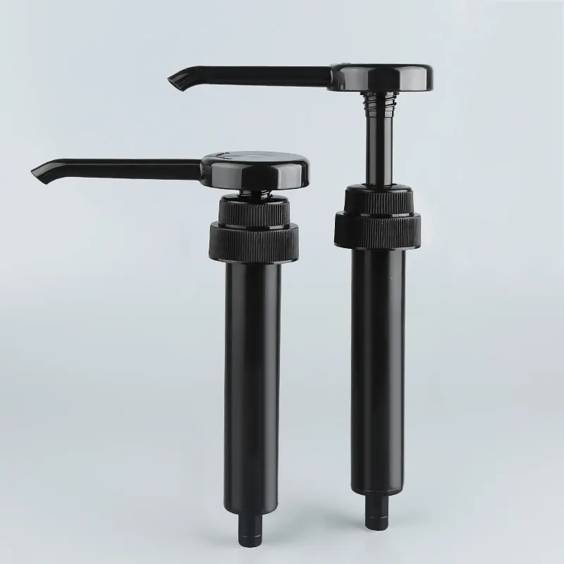 전문 공장 38/400 38/410 플라스틱 블랙 트리트먼트 펌프 시럽 비누 액체 디스펜서 펌프 로션 펌프