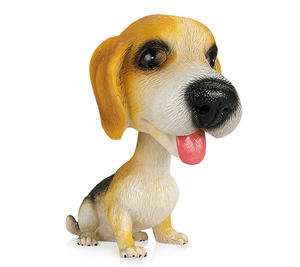 QY les nouvelles poupées de dessin animé créatives mignonnes ornements de <span class=keywords><strong>voiture</strong></span> décoration ressorts de <span class=keywords><strong>voiture</strong></span> secouant sa tête ornements de chien simulation mignonne - Product Image 2