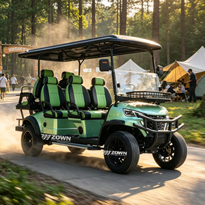 Système d'alarme de sécurité intégré ZOWN pour voiturette de golf 2 places, système d'avertissement de faible vitesse, prévention des collisions sur le parcours de golf - Product Image 1