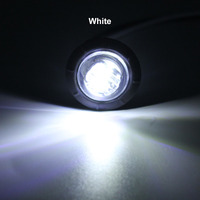Ventas calientes Nuevo DC 12V Camión y coche Luz trasera Rojo Blanco Ámbar LED Luces de posición lateral para remolque Luces Led Para Camion