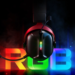 Cuffie Gaming <span class=keywords><strong>SADES</strong></span> S9 Over-Ear con Illuminazione RGB, Doppia Modalità, Microfono, Driver Dinamico AAC, Bassa Latenza, Wireless BT, ENC, Hi-Fi 20+ - Product Image 4