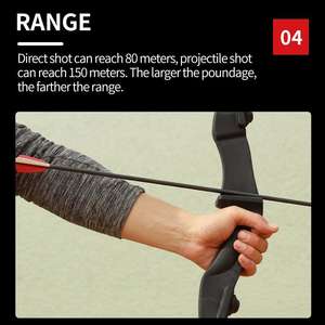 Tir à l'arc Takedown arc classique et flèche ensemble CS jeu de tir arc débutant droite gauche Riser équipement de pratique de chasse - Product Image 5