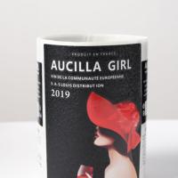 Papier texturé holographique de luxe personnalisé auto-adhésif, avec dorure à chaud en relief, effet froissé, sérigraphie et processus de vernissage à l'huile pour l'étiquetage du vin