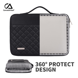 360 ℃ tất cả các vòng bảo vệ máy tính xách tay Túi chống sốc máy tính xách tay vali chống thấm nước Máy tính xách tay tay áo với xử lý cho <span class=keywords><strong>MacBook</strong></span> - Product Image 2
