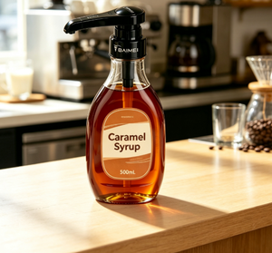 Dispensador de jarabe 38/410 con bomba de 10 ml, cabezal de bomba de plástico de grado alimenticio, logotipo personalizado con serigrafía para botella de caramelo, miel, café o salsa. - Product Image 3
