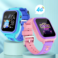Gran oferta de reloj inteligente resistente al agua para niños, videollamadas, tarjeta SIM 4G, WIFI, LBS, ubicación, botón SOS, cámara de reloj inteligente cuadrado Android