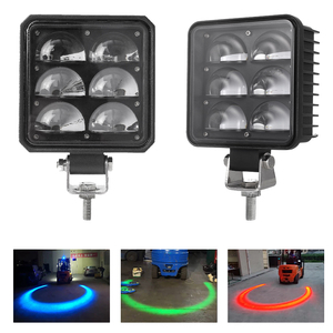 ไฟเตือนโซนอาร์คบีมสำหรับรถยก รูปตัวยู 10-80V DC สีฟ้า แดง เขียว ป้องกันการกลับขั้ว IP67 สำหรับคลังสินค้า - Product Image 1