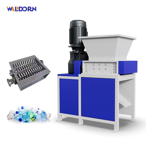 Compact Double Shaft Scrap Waste Tyre Tire Electric Automatic Small Twin Shredder Recycling Machine - Product Image 1