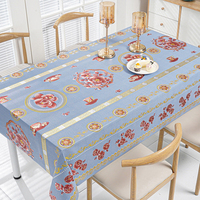 Housse de table en vinyle plastique PVC imperméable de luxe