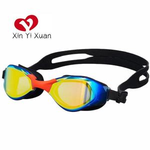 XINYIXUAN XF700 Lunettes de natation en silicone haute définition anti-buée et anti-UV, directement de l'usine, pour adultes et enfants, myopie - Product Image 1