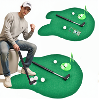Ensemble de jeu de golf de mini toilettes d'intérieur de haute qualité Offre Spéciale divertissement jeu de golf pour tous les âges