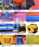 Équipement de location pour fêtes, produits de divertissement sportif, château gonflable, aire de jeux gonflable pour enfants, intérieur