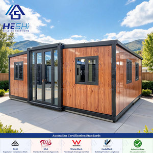 Casa Contenedor Expandible de 30 y 40 Pies, Estándares Australianos, Kit de Vivienda Transportable, 3 Dormitorios, 2 Baños, Bungalow Galvanizado de Lujo - Product Image 1