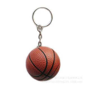 Basketball Keychain Pu Foam High <b>Rebound</b> Sports Toy Portable For Backpack Decoration - Product Image 4