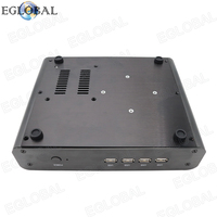 Eglobal V7-7500U Mini Desktop 7e generatie Core I7-7500U 2,7GHz Dual DDR3L Max. ondersteuning 16GB Ram SSD/HDD Compacte computer zonder ventilator
