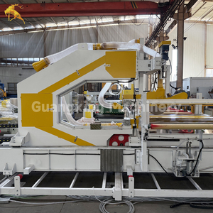 Tốc độ cao Tự động PLC kiểm soát hộp số & bơm PU cách điện bánh sandwich panel dây chuyền sản xuất - Product Image 2