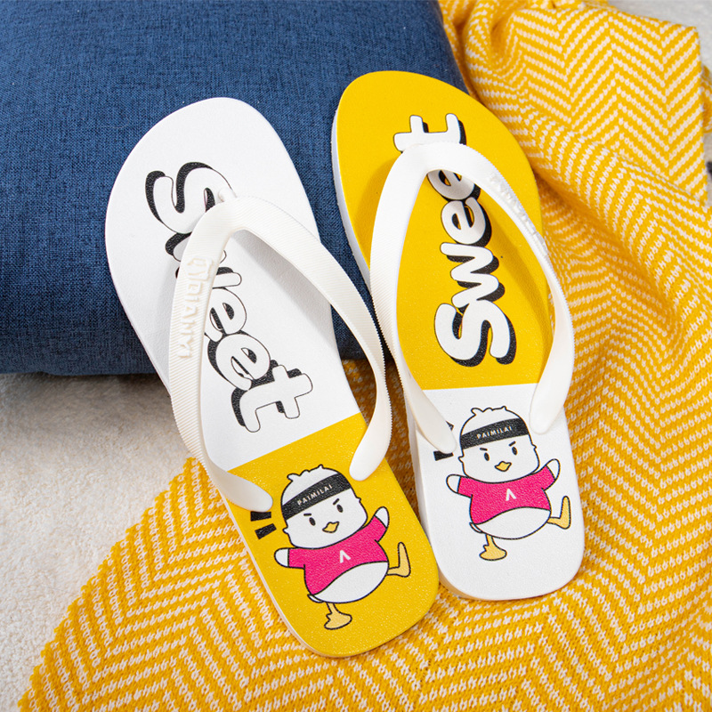 Custom Logo Printing PVC PE Flip-Flops Slippers Couple Flip Flops For Mens
