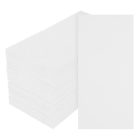 Serbet Kertas Tekstur Seperti Linen Kustom, Sekali Pakai, OEM, Cetak Warna Solid, Bentuk Persegi untuk Dekorasi Meja Pesta Pernikahan