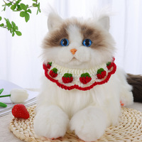 Nuevo Collar para Perro y Gato, Bonito y de Moda, con Pañuelo de Lana, Babero de Lujo para Mascotas, Ideal para Fotos