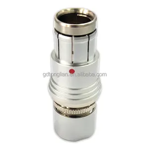 F3 40pin Metal Round Push Pull fischer accessories S/SC 105 Series Self-locking Connector Receptacles Cable Mounted Male Plug