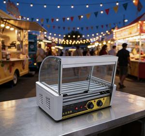 Machine à saucisses électrique en acier inoxydable avec fonction de poussée de la porte et nettoyage facile - Product Image 5