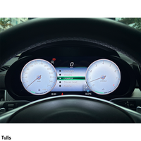 Papan LCD penuh Panel LCD, tampilan Digital Speedometer Cluster Digital untuk Mercedes Benz ML 2012-2015