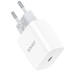 Cargador USB Tipo C Jokade de 27W con Carga Rápida, Adaptador de Pared Blanco para Teléfonos y Tabletas - Product Image 4